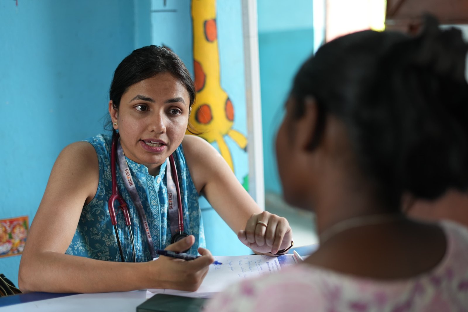 Community health camp screening children Indore